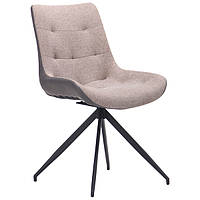 Стілець поворотний Aurora чорний/меланж лате