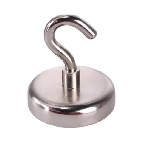 Магніт неодимовий для пошуку з гаком до 150 кг 75x18 мм N52, фото 1