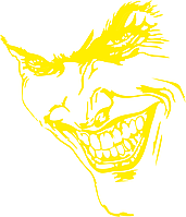 Наклейка вінілова Джокер Joker 117 x 99 см, фото 4