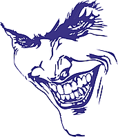 Наклейка вінілова Джокер Joker 117 x 99 см, фото 7