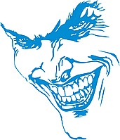 Наклейка вінілова Джокер Joker 117 x 99 см, фото 10