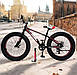 Стильний алюмінієвий велосипед Fat Bike 24"×4.0, рама 15", S800 Hammer Extrime, чорно-червоний, фото 6