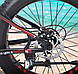 Стильний алюмінієвий велосипед Fat Bike 24"×4.0, рама 15", S800 Hammer Extrime, чорно-червоний, фото 7
