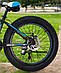 Стильний алюмінієвий велосипед Fat Bike 24"×4.0, рама 15", S800 Hammer Extrime, чорно-синій, фото 9