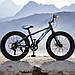 Стильний алюмінієвий велосипед Fat Bike 24"×4.0, рама 15", S800 Hammer Extrime, чорно-синій, фото 11
