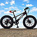Стильний алюмінієвий велосипед Fat Bike 20"×4.0, рама 11", S800 Hammer Extrime, чорно-червоний, фото 4