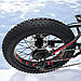 Стильний алюмінієвий велосипед Fat Bike 20"×4.0, рама 11", S800 Hammer Extrime, чорно-червоний, фото 6