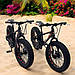 Стильний алюмінієвий велосипед Fat Bike 20"×4.0, рама 11", S800 Hammer Extrime, чорно-червоний, фото 7