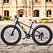 Стильний алюмінієвий велосипед Fat Bike 26"×4.0, рама 17", S800 Hammer Extrime, чорно-червоний, фото 3