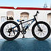 Стильний алюмінієвий велосипед Fat Bike 26"×4.0, рама 17", S800 Hammer Extrime, чорно-синій, фото 10