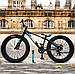 Стильний алюмінієвий велосипед Fat Bike 26"×4.0, рама 17", S800 Hammer Extrime, чорно-синій, фото 11