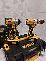 Набір електроінструментів DeWalt 48 V 6 А гайковерт DCF922 та шурупокрут DCD996 Потужний інструмент у кейсі