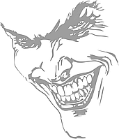 Наклейка вінілова Джокер Joker 117 x 99 см, фото 9