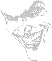 Наклейка вінілова Джокер Joker 117 x 99 см, фото 8