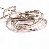 Тасьма шкіряна лакована 5 мм, бронза (52225.003)