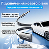 Аукс в авто для музики і дзвінків ресивер Автомобільний Bluetooth 5.0 AUX аукс для телефону в машину Vention aux/usb, фото 11