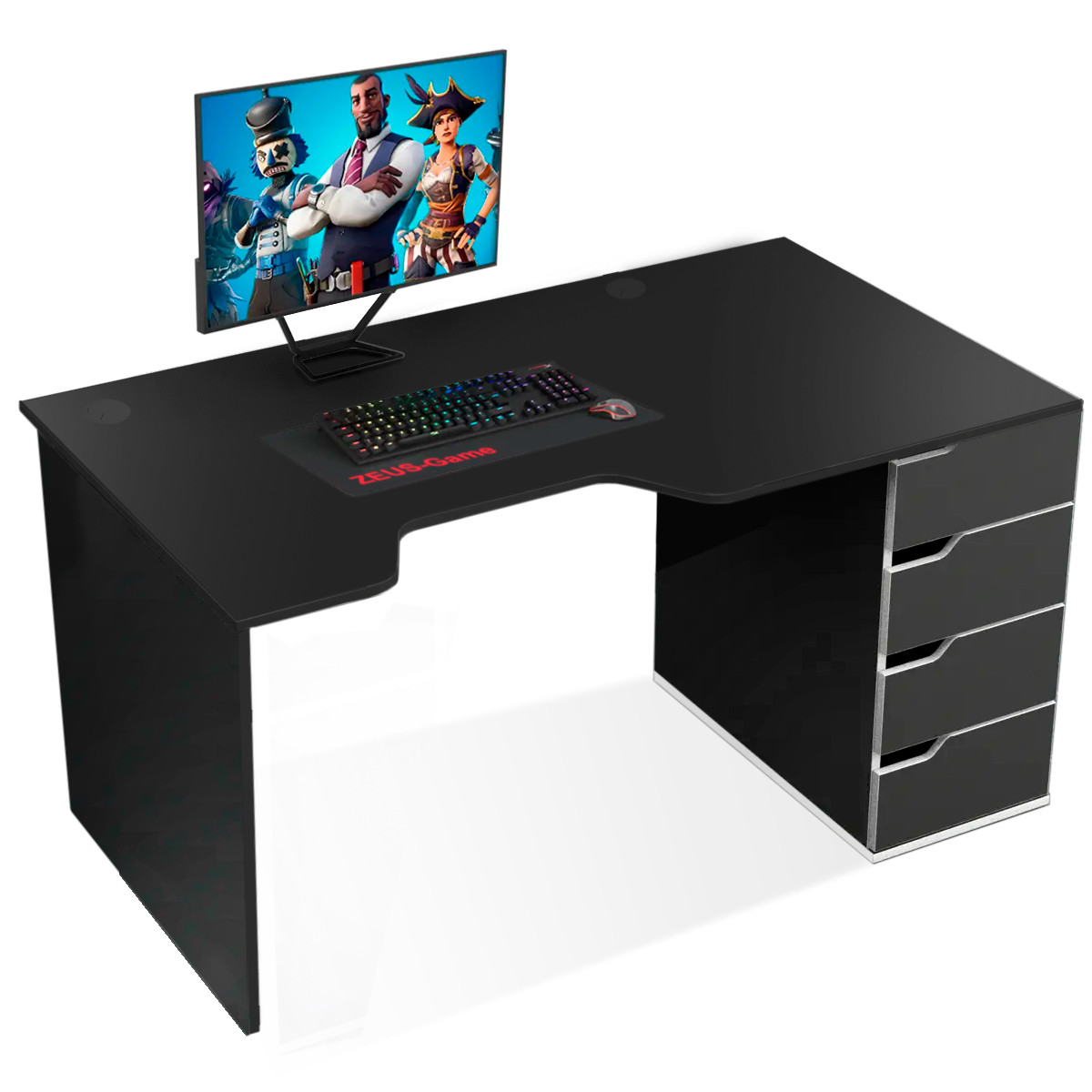 Ігровий стіл для геймерів із ЛДСП CH Storm ZEUS-Game, фото 1