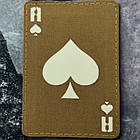 Гральна карта Laser Cut койот шеврон / патч