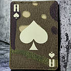 Гральна карта Laser Cut мультикам шеврон / патч