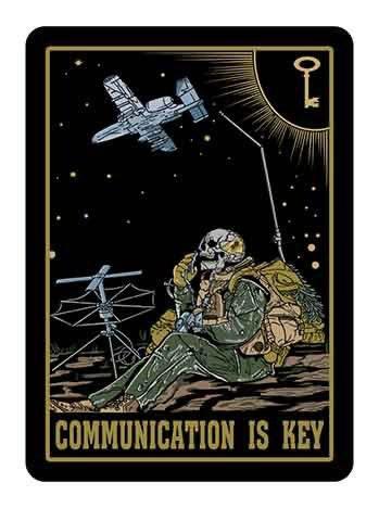 Патч / шеврон Communication is key (Общение - это ключ)