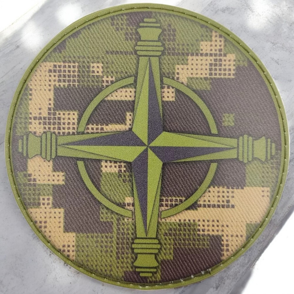 Шеврон / патч 16 бригада НГУ піксель, фото 1
