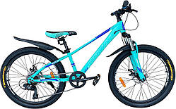 Гірський підлітковий 24 Motion Royal велосипед (2025) 7 sp блакитний