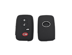 Силіконовий чохол на смарт ключ Toyota PRADO CAMRY RAV4 HIGHLANDER LAND CRUISER AVENSIS AURIS COROLLA тисте