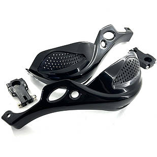 Захист рук квадроцикла ATV мотоцикла з кріпленням пластик пара чорний