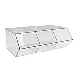 Диспенсер EKOSTAR для цукерок сухофруктів 3 комірки, фото 2