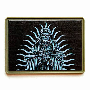 Шеврон ПВХ 10-70 на липучці для велкро патч гумовий