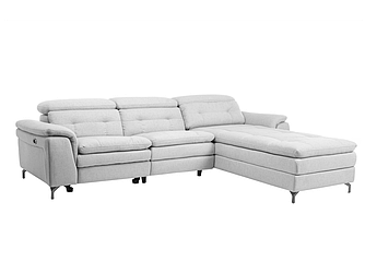 Кутовий диван "Доменіко" димчасто-сірий (R)