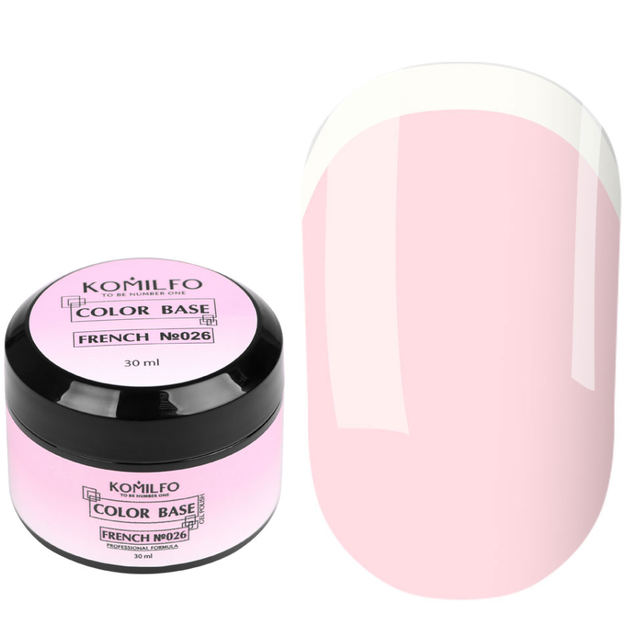 Komilfo Color Base French 026, 30 ml (гель-банка)