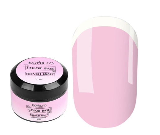 Komilfo Color Base French 027, 30 ml (гель-банка)