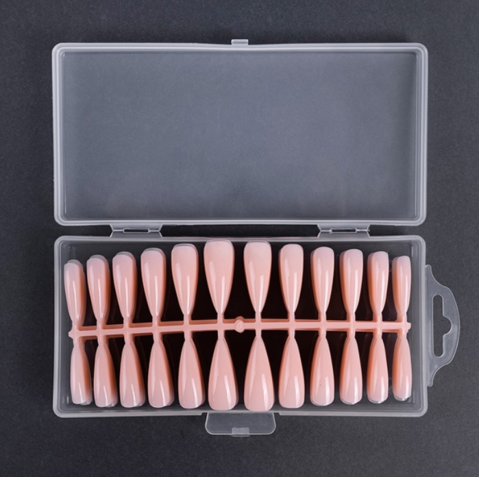 Dark Типсы гелевые Розовые 240шт Стилет, фото 1