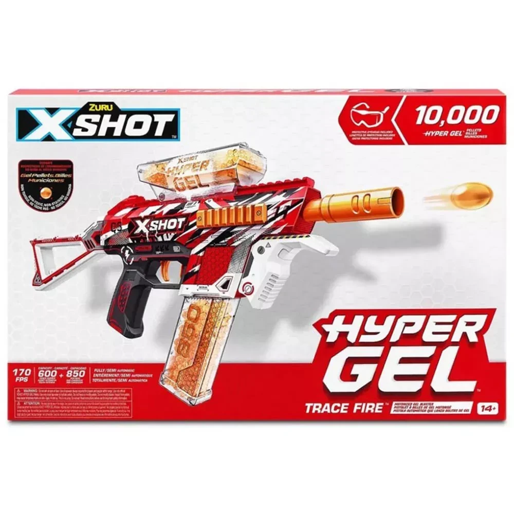 ZURU X-Shot Швидкострільний бластер Hyper Gel Medium з гелевими кульками, фото 1