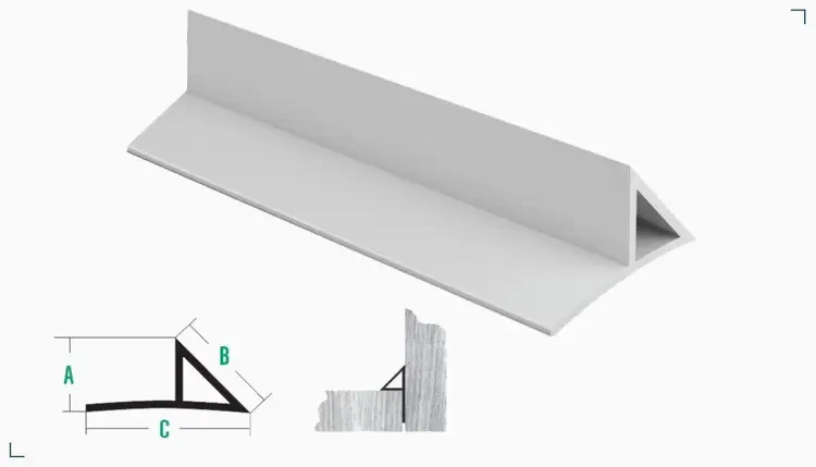 Фаскоутворювач, Планка до опалубки Л-подібна 20 мм 2.5м.п., фото 1