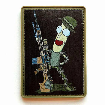 Шеврон ПВХ 10-78 на липучці для велкро патч гумовий