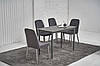 Обеденный керамический стол TM-110 петра грей + серый, фото 2