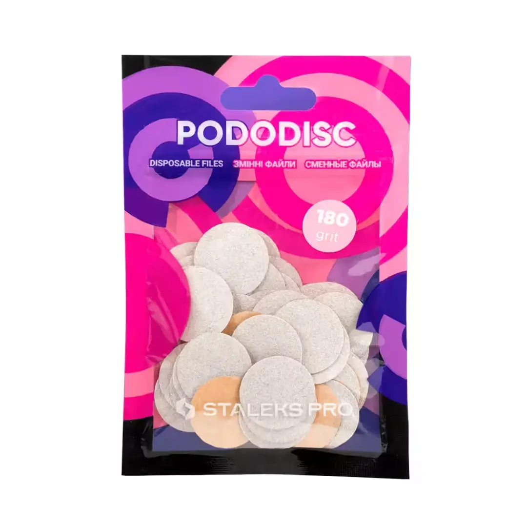 Змінні файли для педикюрного диска Staleks Pro M 180 грит (50 шт)