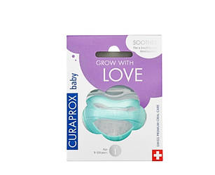 Соска Curaprox Babysoother blue / 1 бірюзового кольору, (7-18 місяців) 1 шт