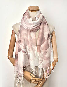 Шарф весняний тонкий легкий котон/віскоза Абстракция