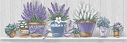 Схема для вишивання бісером ТМ Acorns Лаванда в горщиках А2-П-023