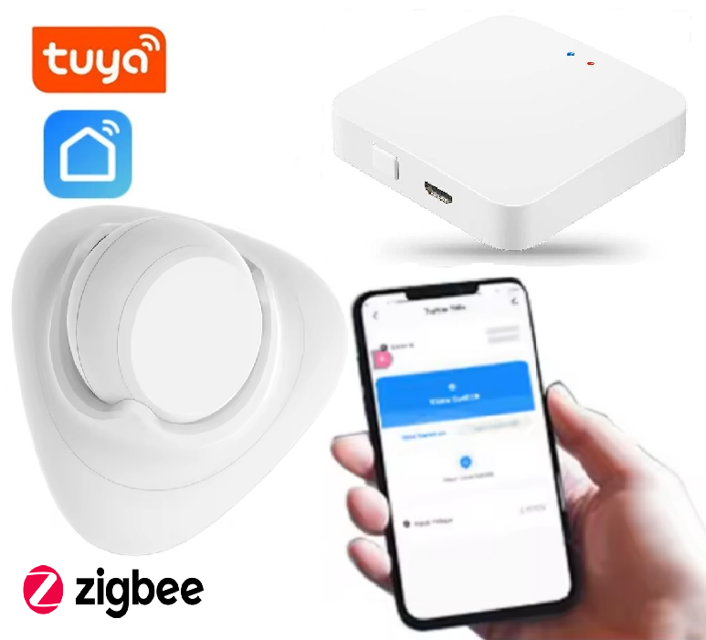 Бездротовий датчик присутності 1DAL PS09B2 + Хаб ZigBee Tuya WG128A