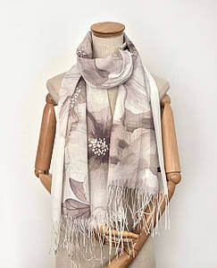 Шарф весняний тонкий легкий котон/віскоза Абстракция