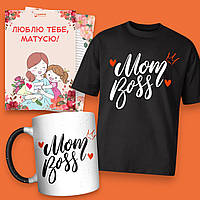 Подарунковий набір для мами "Mom Boss"