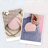 Кишенькове косметичне дзеркало з LED-підсвіткою на акумуляторі Pocket Mirror рожеве (GS-176841), фото 7