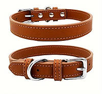 Нашийник для малих і середніх собак, коричневий