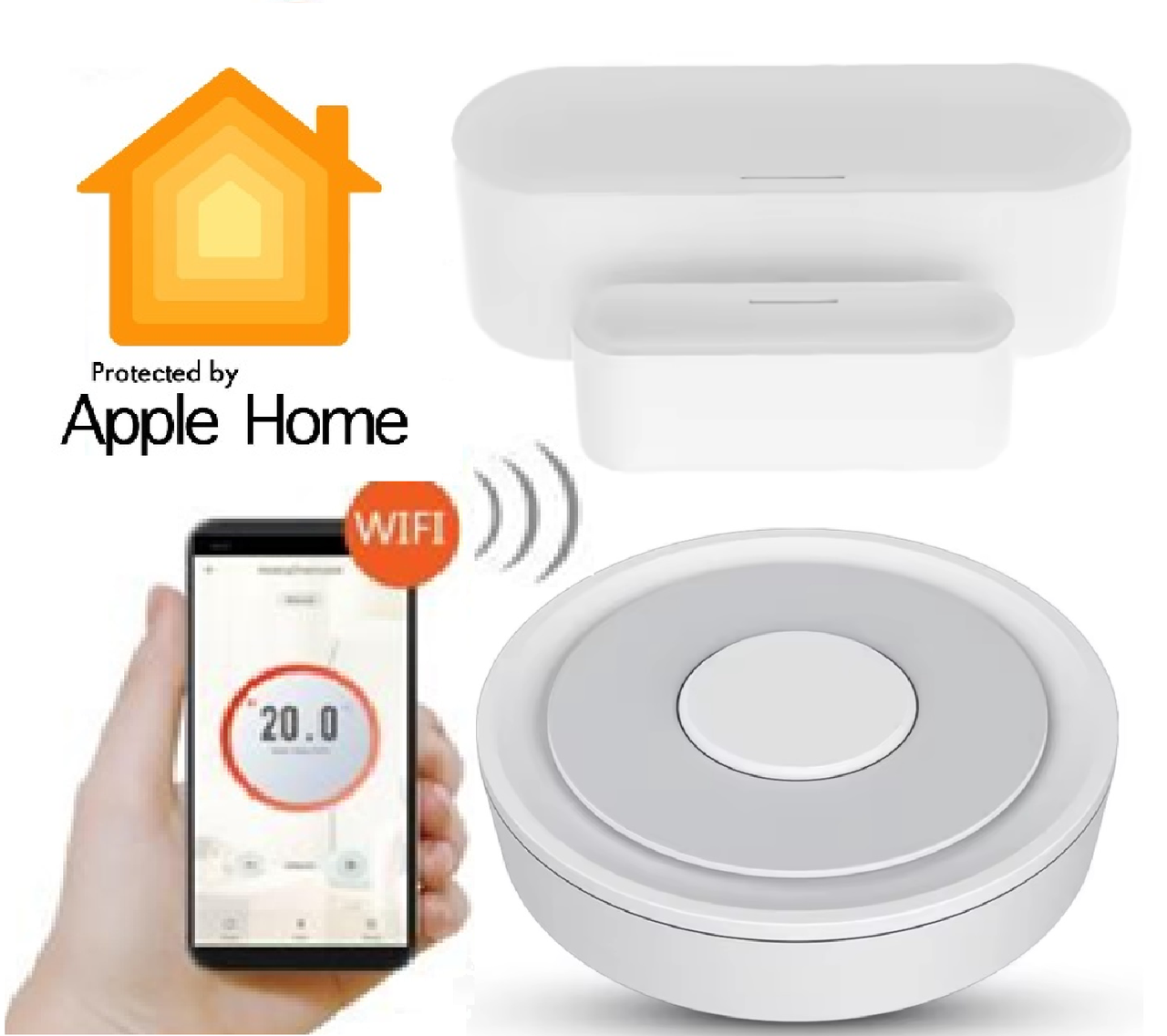ZigBee датчик відкриття для Apple HomeKit з хабом від 1DAL | Датчик DS07B2 + Хаб ZW05B0