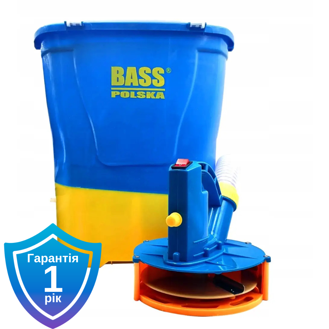 Акумуляторна сівалка-розкидач Bass Polska 8561 20 л 10 м для добрив