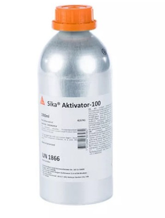 Очищувач активатор Sika Aktivator 100 1л (продаж лише з клеями), фото 1